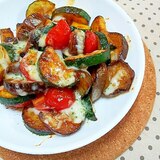 ✿ズッキーニとトマトと茄子で❤夏野菜のチーズ焼き
